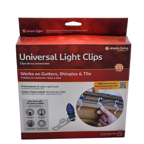 Universal Light Clips C7, C9, LED, Icicle, and Mini 100 Clips Brand New In Box - Picture 2 of 7